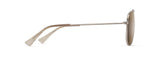MAUI JIM HCL BRONZE HAUOLI XS SHINY LIGHT GOLD W/BROWN GRAD