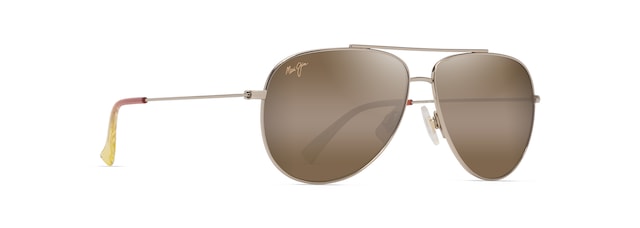 MAUI JIM HCL HAUOLI SHINY LT GOLD W/ORANGE & YELLOW