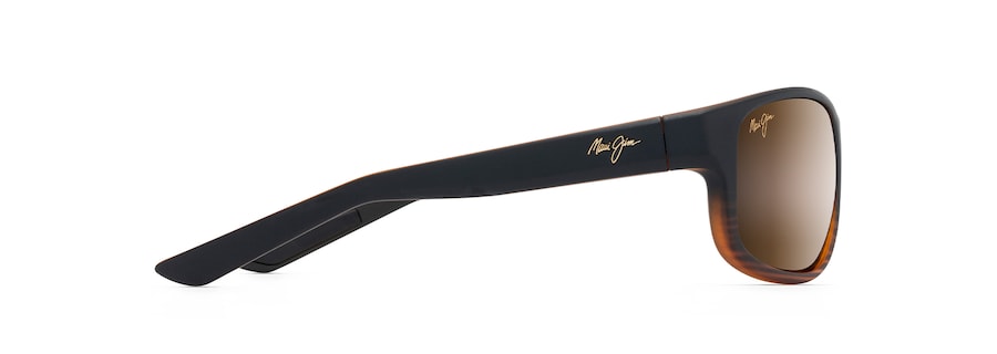 MAUI JIM HCL KAIWI CHANNEL DARK BROWN STRIPE