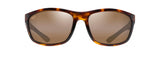 MAUI JIM HCL NUU LANDING TORTOISE W/BLACK RUBBER