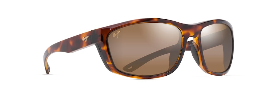 MAUI JIM HCL NUU LANDING TORTOISE W/BLACK RUBBER