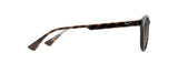 MAUI JIM HCL HIEHIE DARK HAVANA WITH TRANS YELLOW