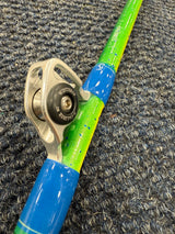 Zack's Team Goose XXL Tuna Rod, No 6 Silver Guides MAHI