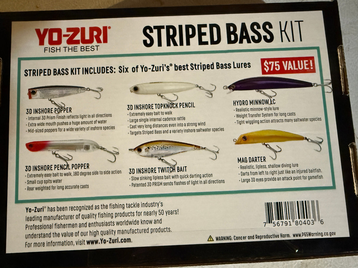Yo-Zuri Striped Bass Kit