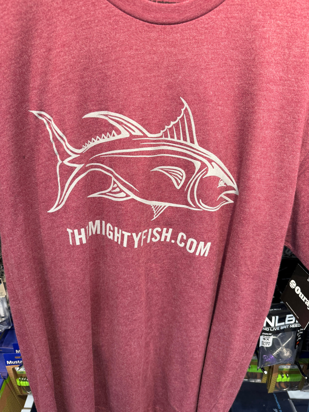 OURAY SUEDED SS TEE MIGHTY FISH