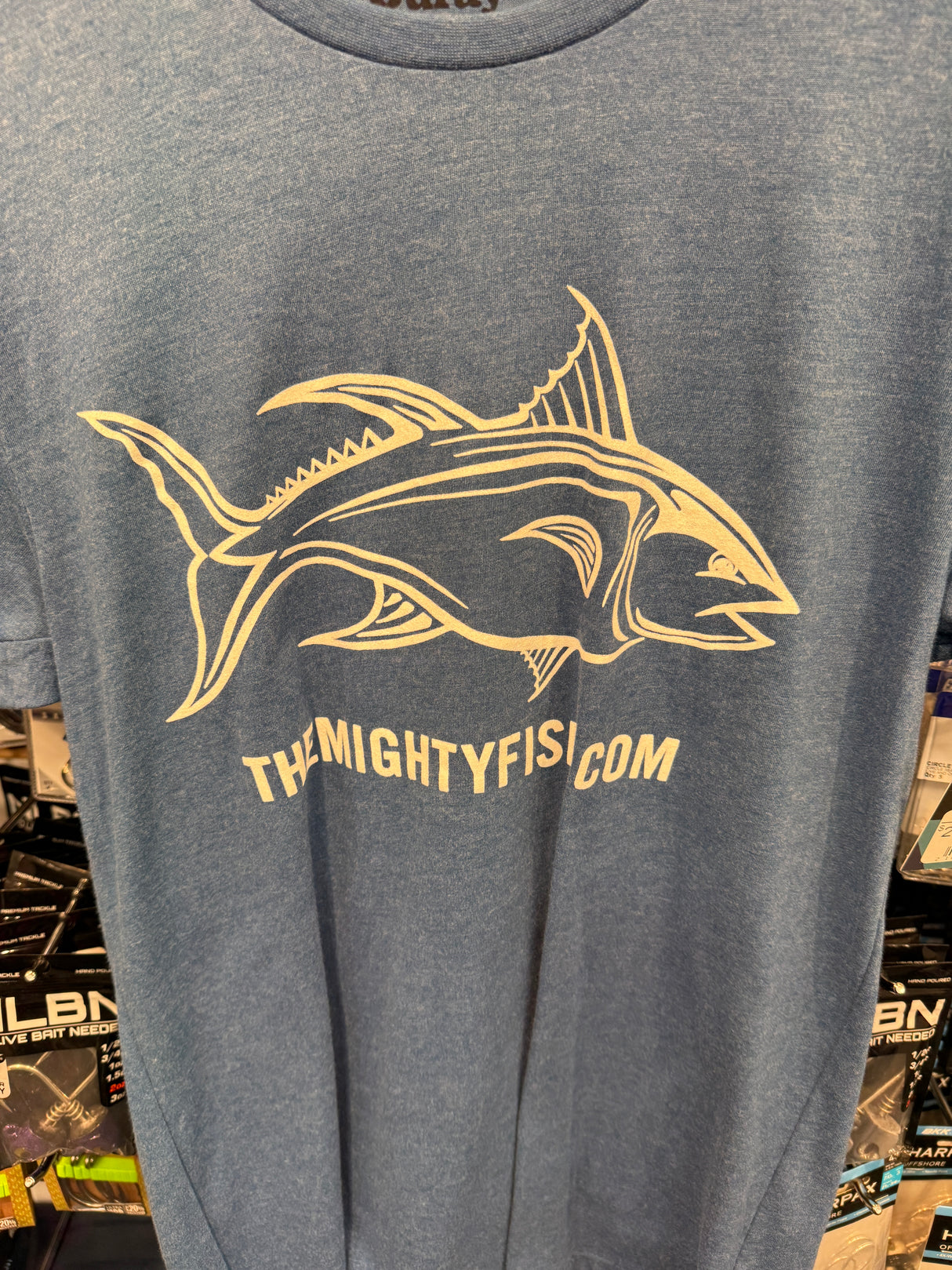 OURAY SUEDED SS TEE MIGHTY FISH