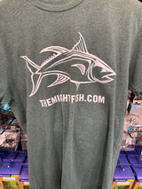 OURAY SUEDED SS TEE MIGHTY FISH