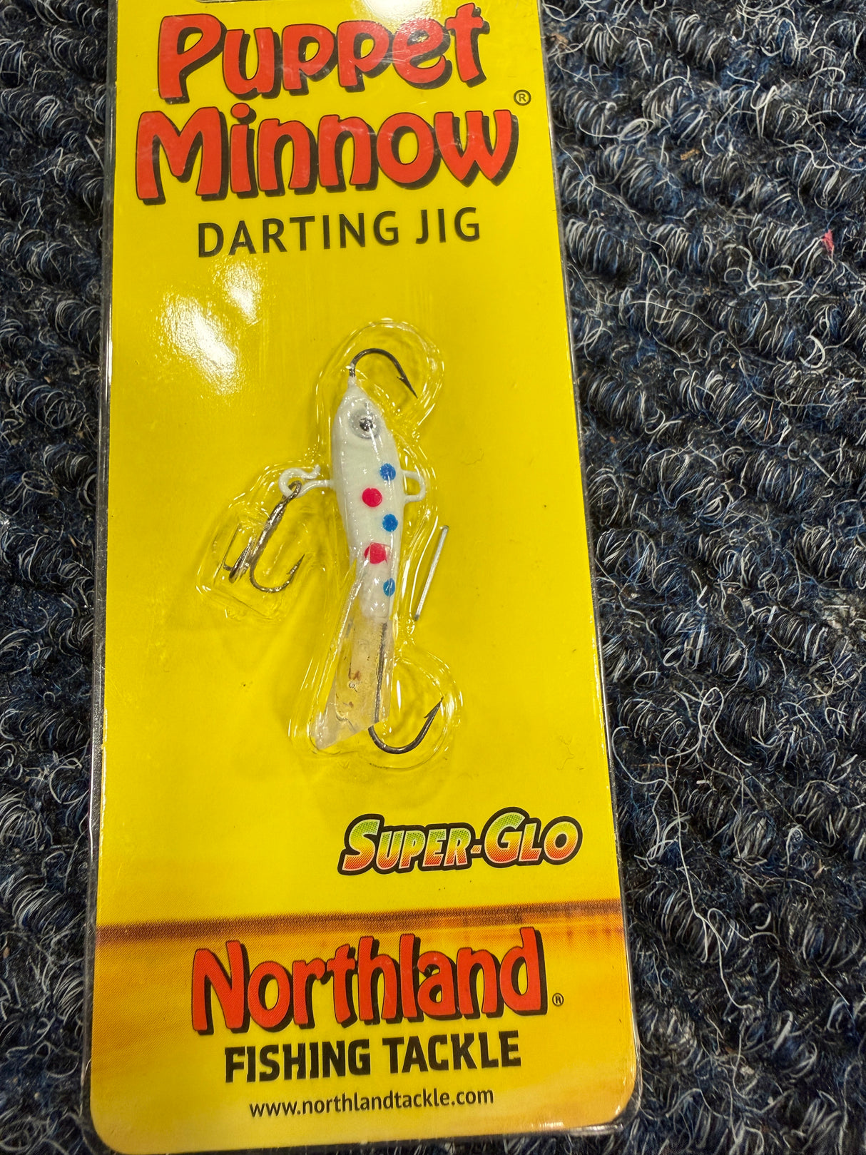 NORTHLAND PUPPET MINNOW SUPER-GLO DARTING JIG