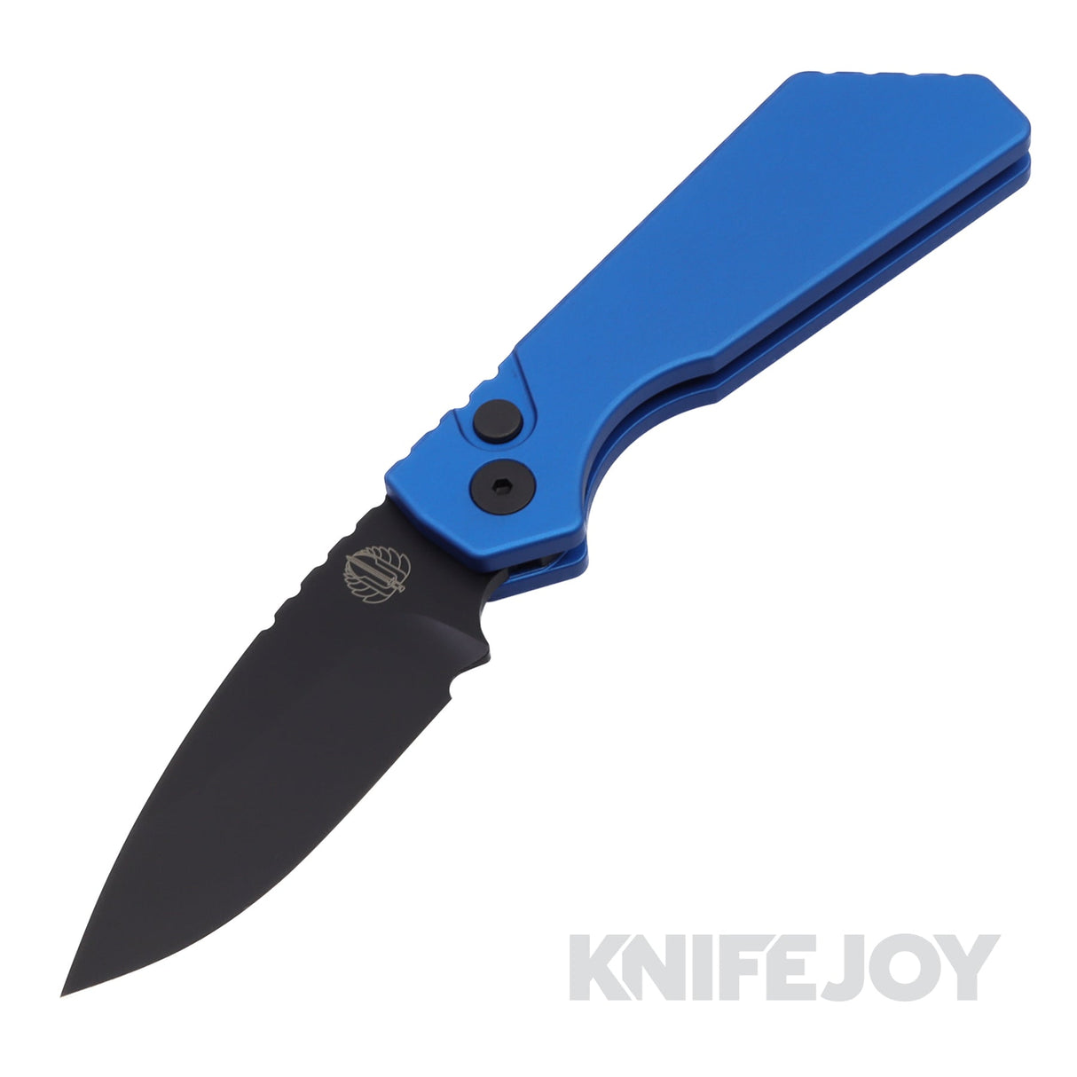 PRO-TECH STRIDER PT+ BLUE Solid Handle, DLC black Magnacut Blade