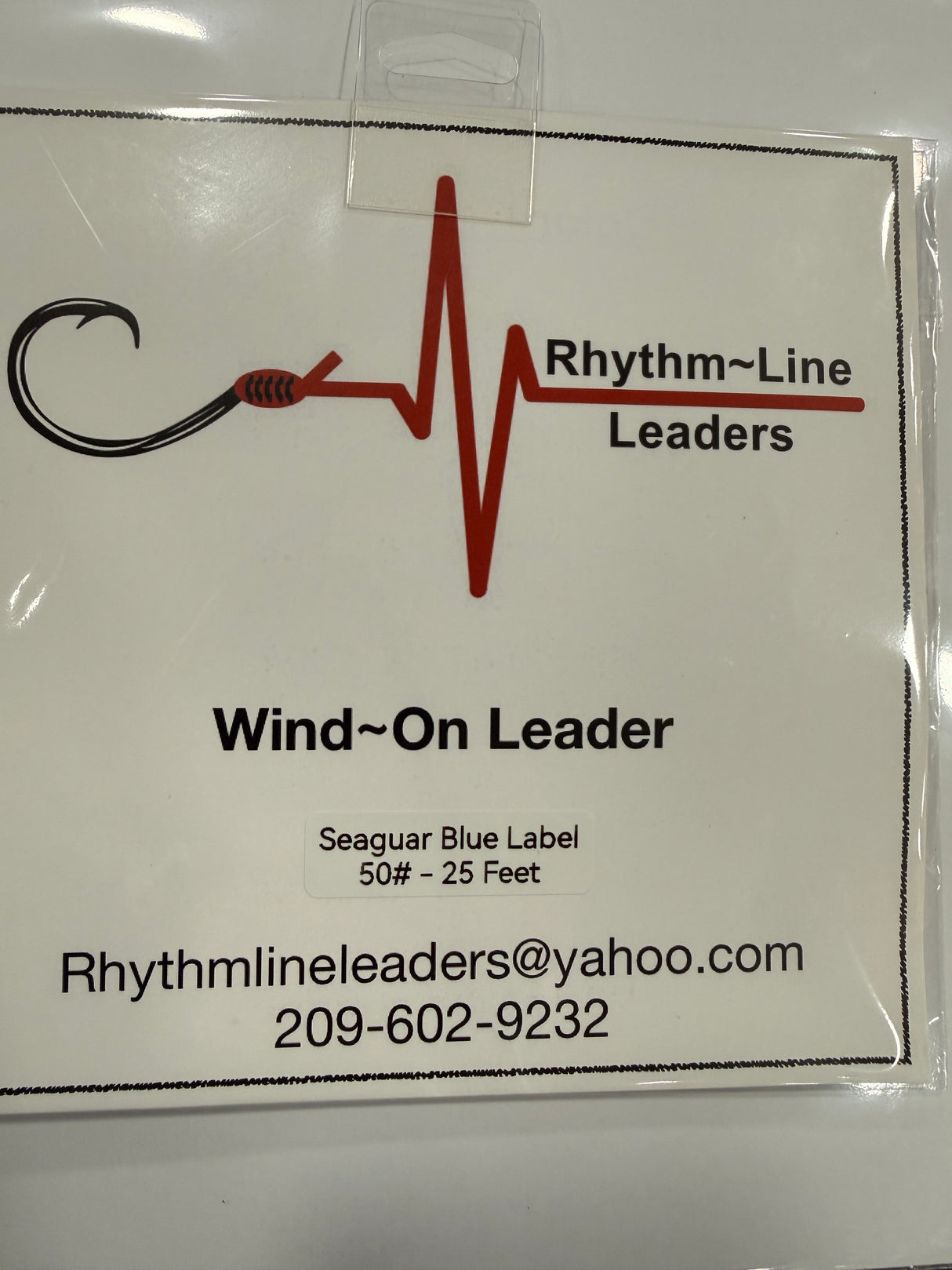 RHYTHM-LINE LEADERS SEAGUAR BLUE LABEL CASTING LEADER 12 FT