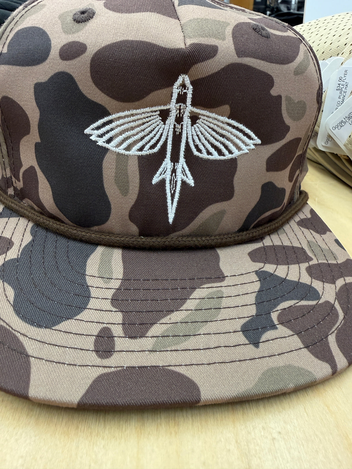 CALIFORNIA FLYER CO. RICHARDSON FLYER LOGO CAMO HAT