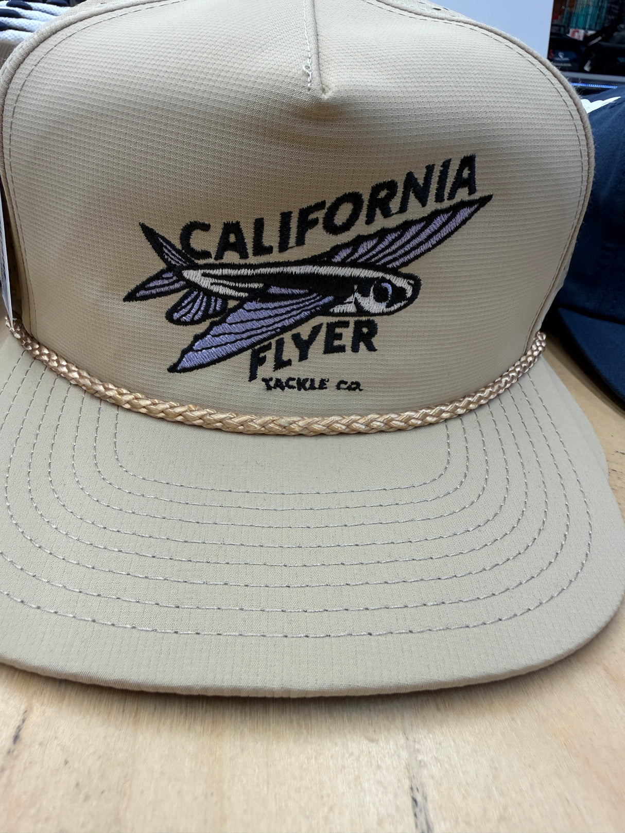 CALIFORNIA FLYER CO. PURPLE FLYER LOGO PERFORMANCE HAT