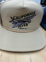 CALIFORNIA FLYER CO. PURPLE FLYER LOGO PERFORMANCE HAT