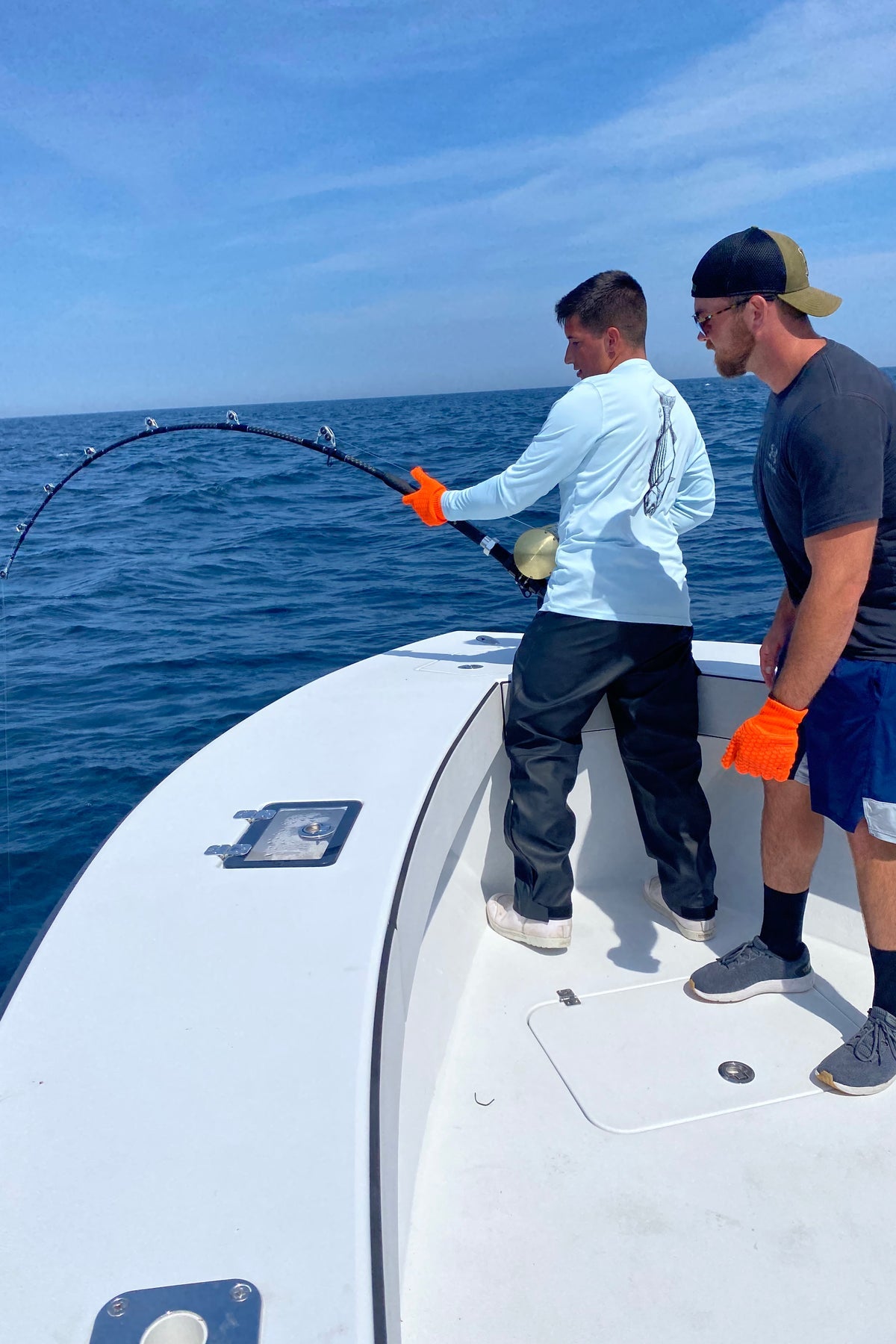 Zack's Team Goose XXL Tuna Rod, No 6 Silver Guides