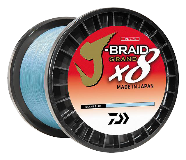 DAIWA J-BRAID 15 LB 300 YARDS ISLAND BLUE