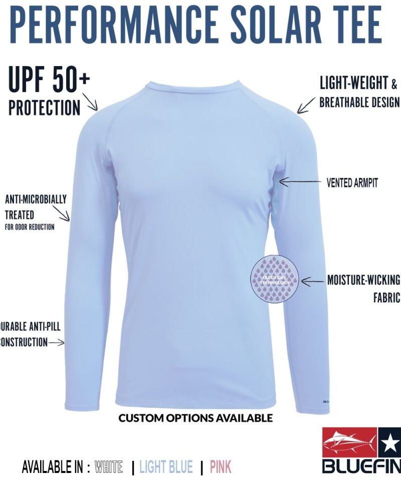BLUEFIN LADIES L/S SOLAR TEE GH MULTI-COLOR TURTLES