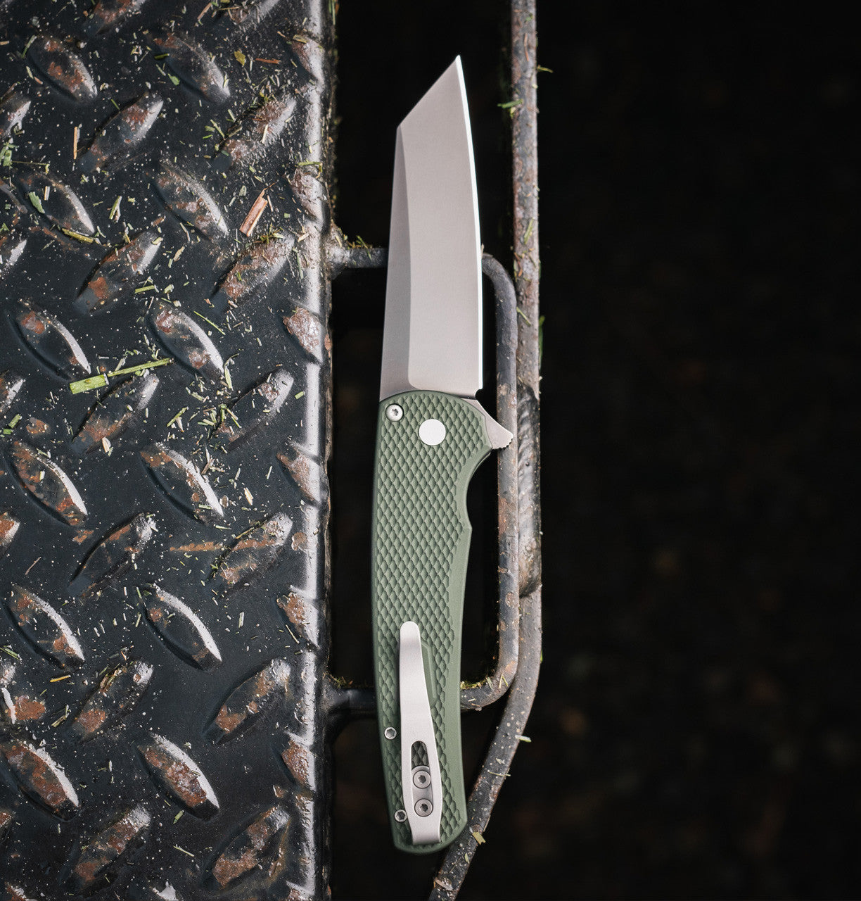PRO-TECH MALIBU - Textured Green Handle
