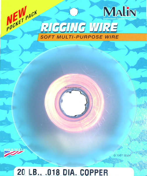 MALIN COPPER RIGGING WIRE 20 LB 800 FT SPOOL