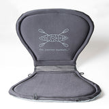 CASCADE CREEK GEL FILLED PADDLE SADDLE WITH HIGH BACK