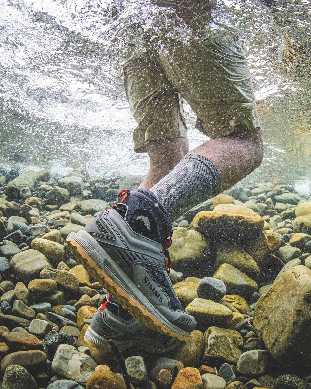SIMMS FLYWEIGHT ACCESS WET WADING SHOE STEEL 11