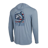 PELAGIC AQUATEK PATRIOT MARLIN HOODED SHIRT