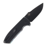 PRO-TECH SBR Auto, G-Carta Starry Night DLC Black S35vn Blade, Albalone push button