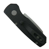 PRO-TECH RUNT 5 Textured Black Handle, Stonewash Magnacut Blade, Reverse Tanto