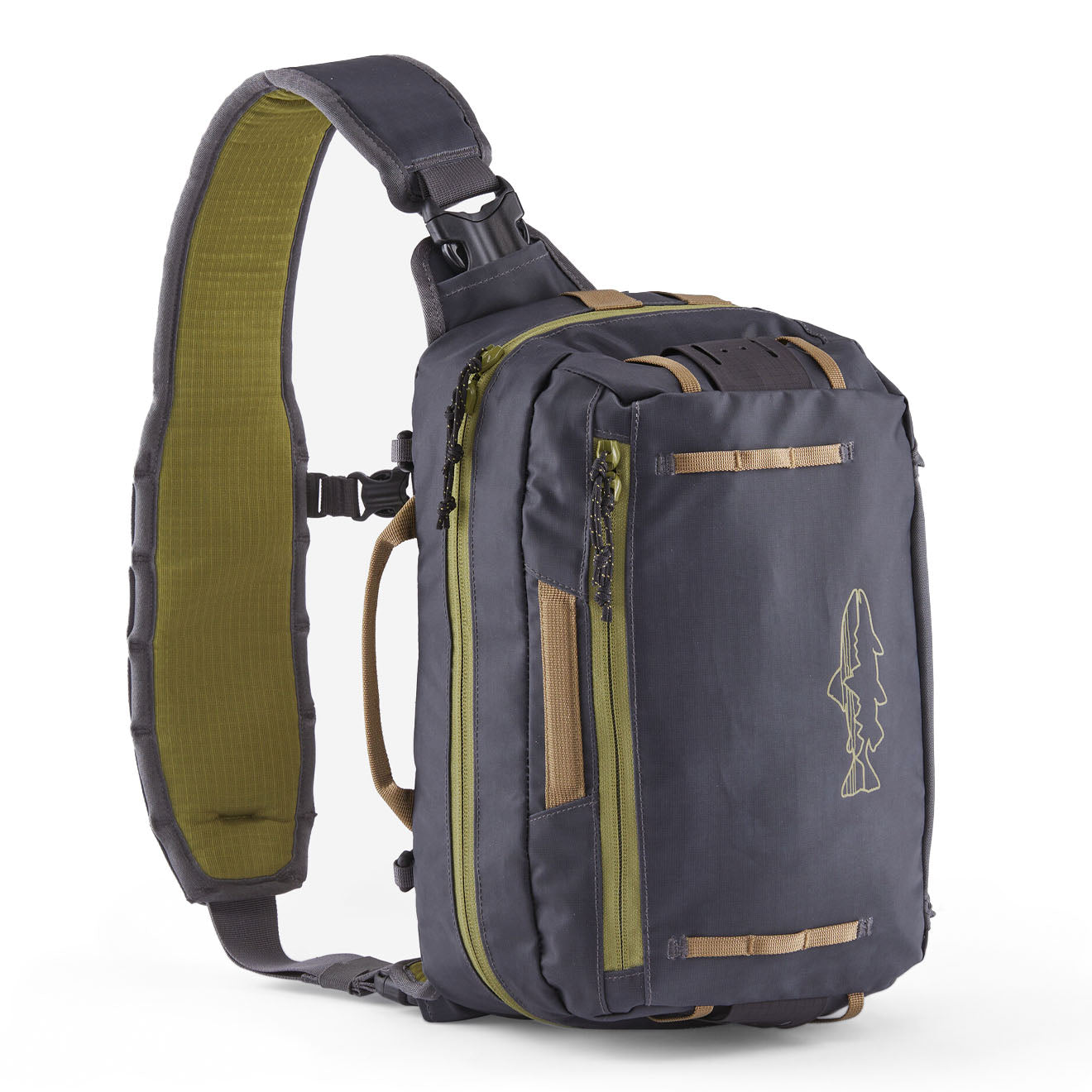 PATAGONIA STEALTH SWITCH PACK 9L RIVER ROCK GREEN W/P6 BLUE