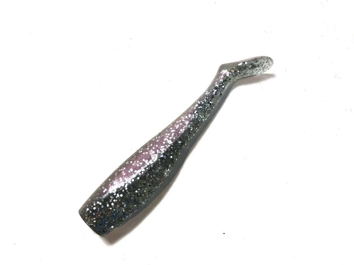 AL GAG'S WHIP-IT-FISH REPLACEMENT TAILS 6" PEARL SILVER 3 PK