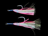 UVT FISHING BEAST HUNTER ASSIST HOOKS – BKK 5X WITH GLOW SQUID SKIRTS