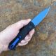 PRO-TECH Tactical Response 2 NEXUS, Textured Black Handle. Sapphire Blue Magnacut Blade