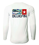 BLUEFIN SUPER LEGGERA L/S SOLAR TEE WATERCOLOR TUNA