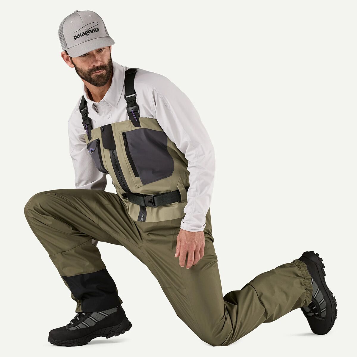 PATAGONIA MEN'S SWIFTCURRENT TRAVERSE ZIP FRONT WADERS