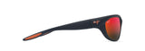 MAUI JIM HAWAII LAVA HAULANI MATTE SOLID DARK BLUE W/ORANGE