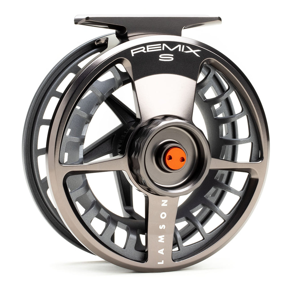 cast aluminum vs machined aluminum fly reels Lamson Remix S-Series HD Fly Reel, Smoke / 7+