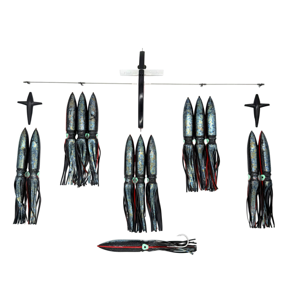 Carlson Offshore 42" Ultimate Bird Bar w/13" Fuku Squid