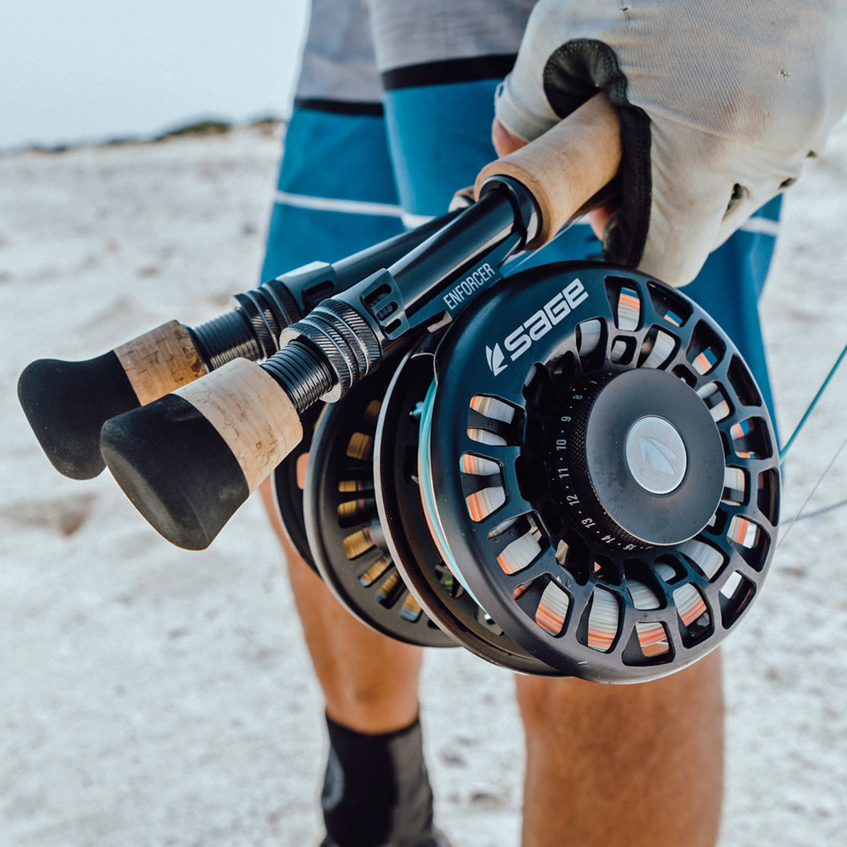 Sage Enforcer Fly Reel - Tempest Blue