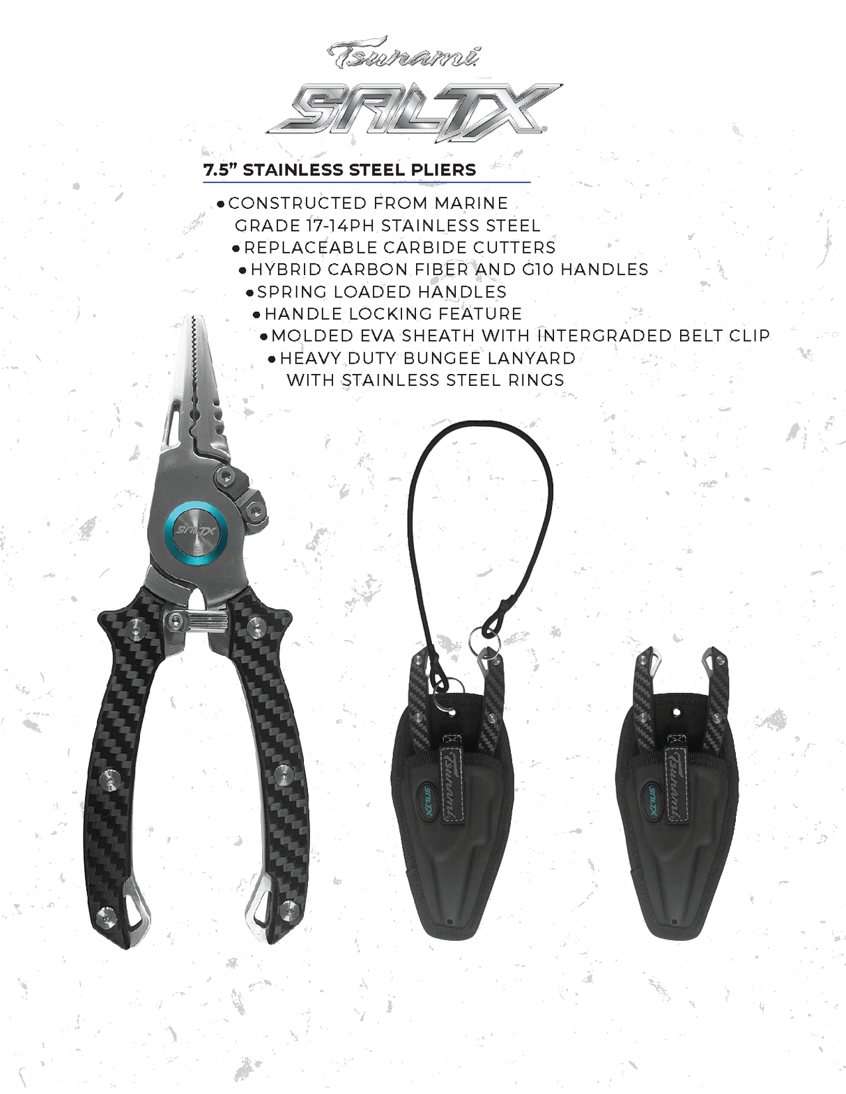 TSUNAMI SALTX 7.5" SS PLIERS