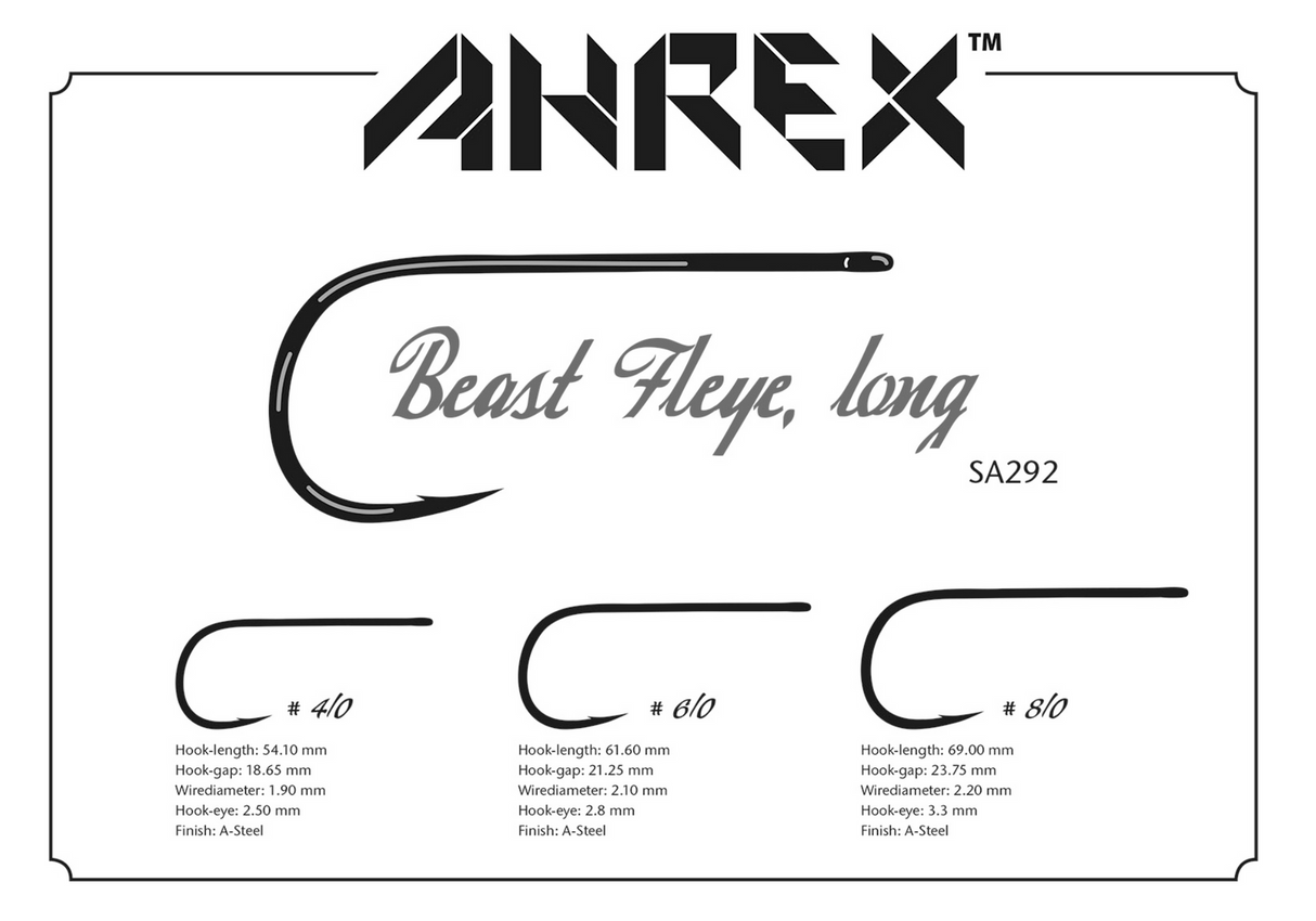 AHREX SA292 BOB POPOVICS BEAST FLEYE  LONG HOOK