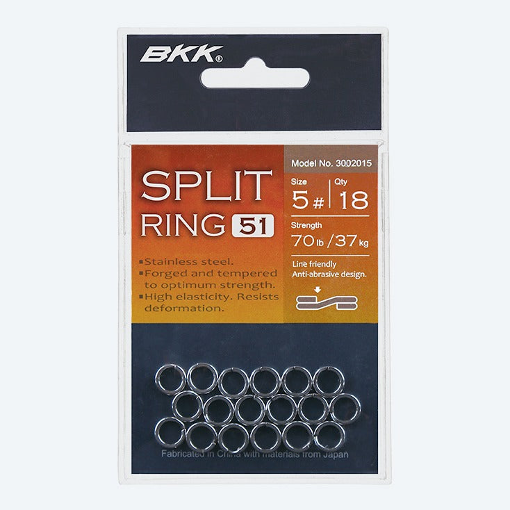 BKK SPLIT RING-51 SIZE 4 60 LB QTY 18
