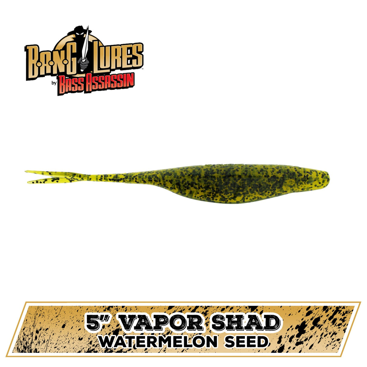 BASS ASSASSIN VAPOR SHAD 5"