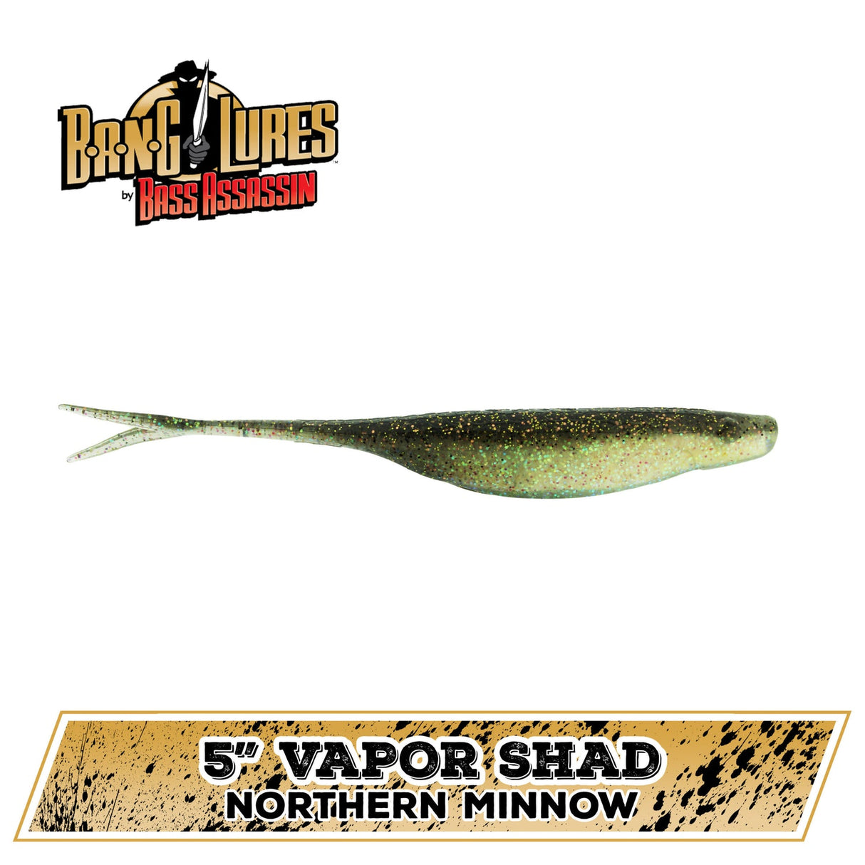 BASS ASSASSIN VAPOR SHAD 5"