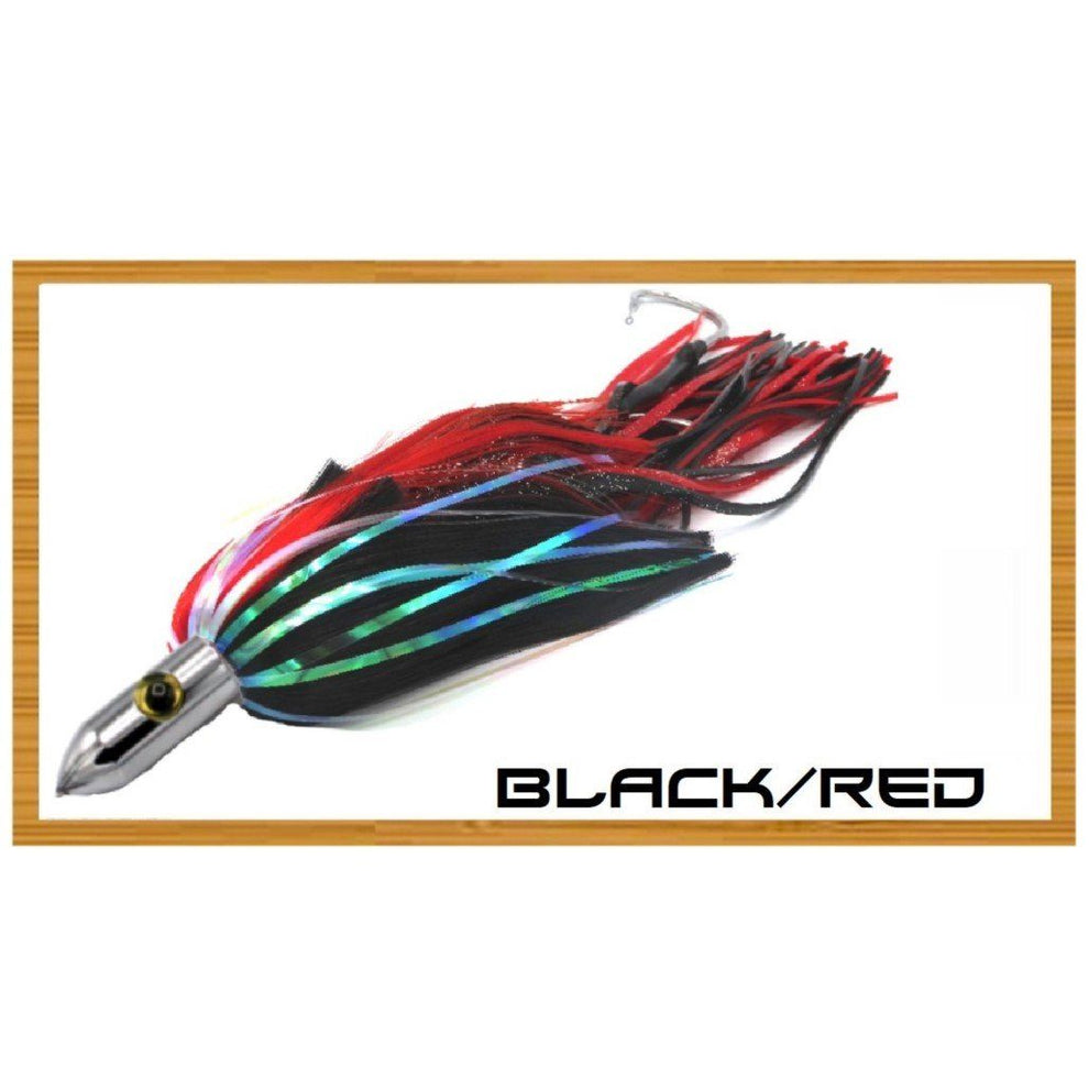 TORMENTER LURE MULLET HEAD YELLOW HEAD RED/BLACK