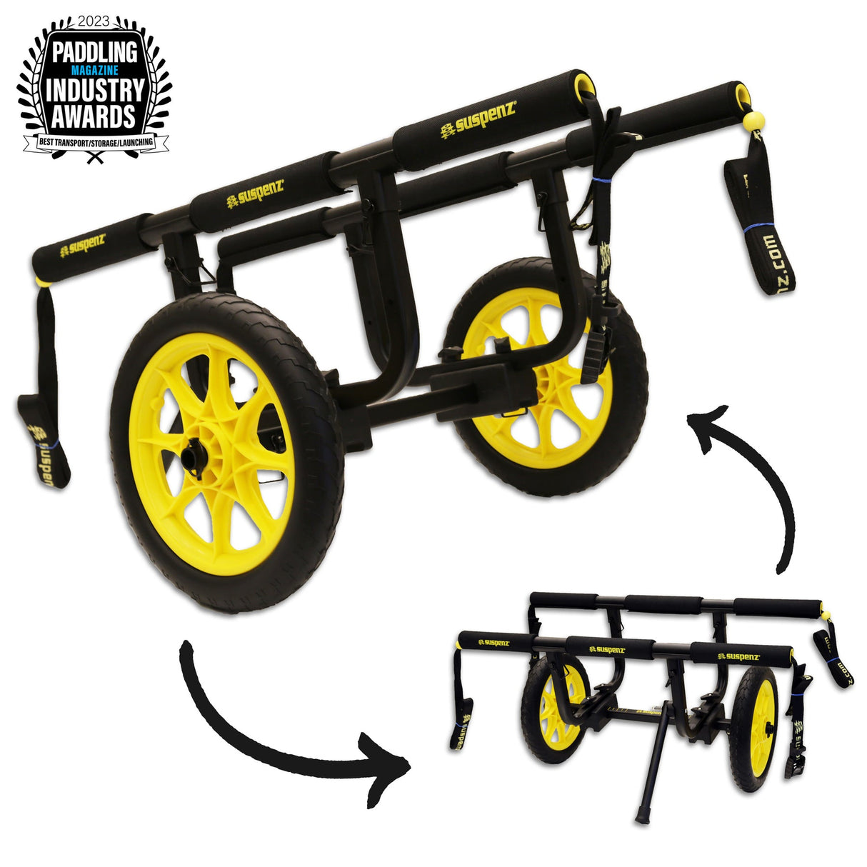 SUSPENZ SIT ON TOP AIRLESS CART CATCH ALL