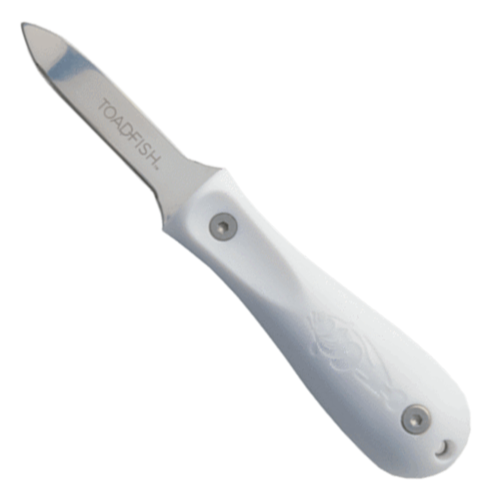 TOADFISH PRO EDITION OYSTER KNIFE WHITE