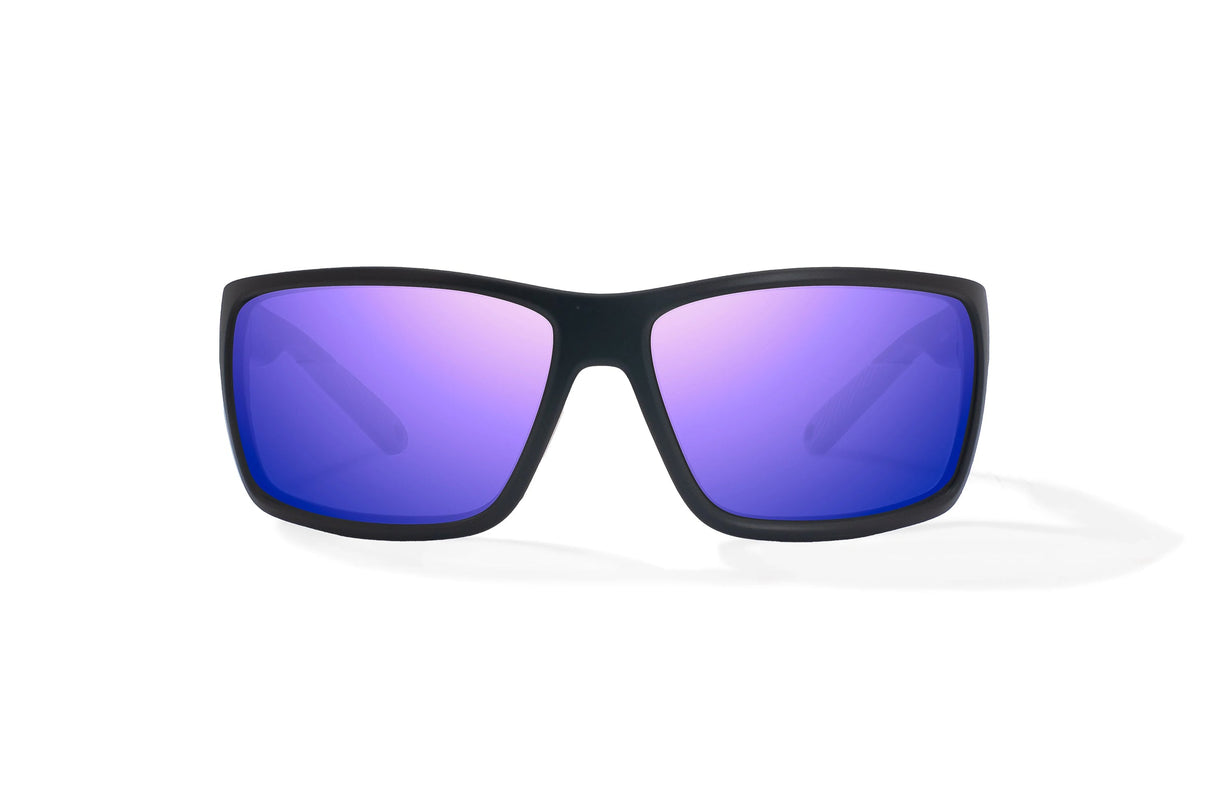 BAJIO BALES BEACH BLACK MATTE/VIOLET MIRROR GLASS