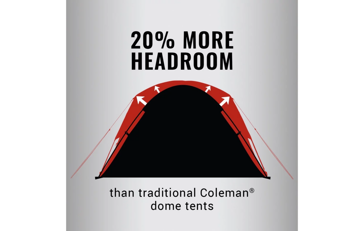 COLEMAN SKYDOME 4 PERSON TENT BLACKBERRY