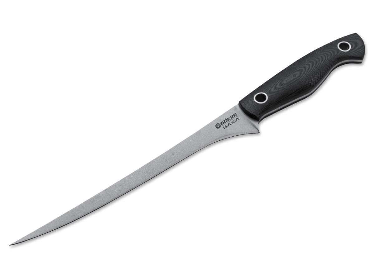 BOKER SAGA FILLET KNIFE STONEWASH