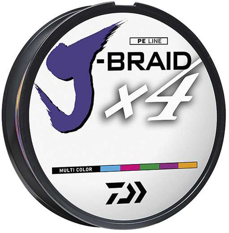 DAIWA JBRAID X4 MULTI COLOR 330 YDS