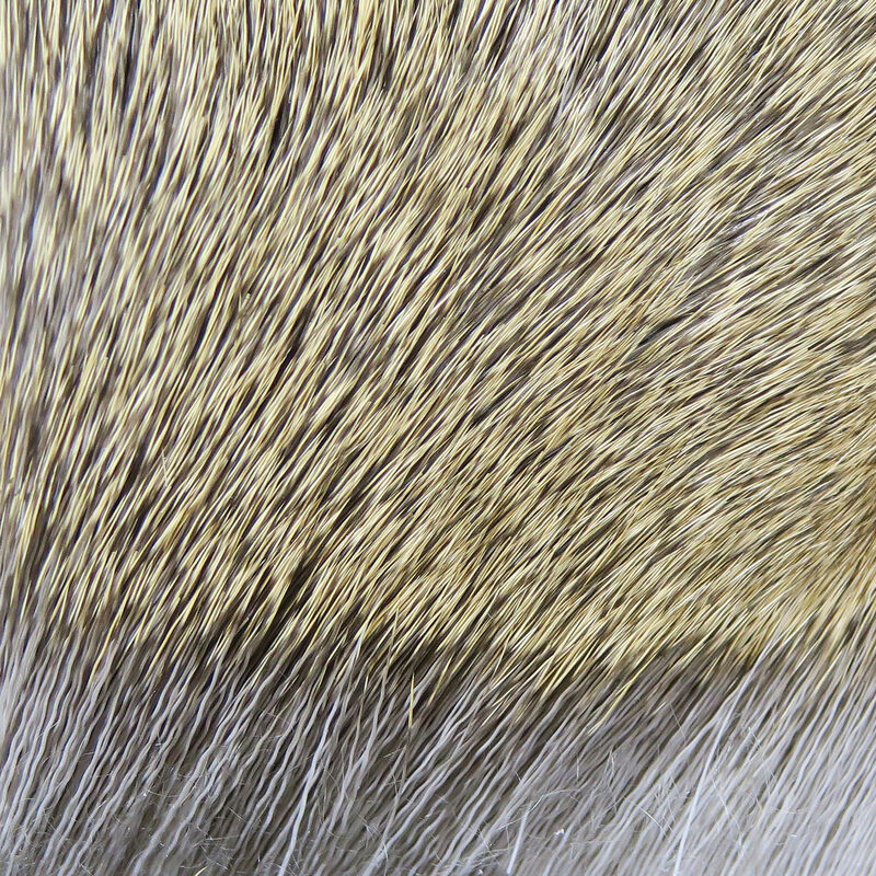 HARELINE DYED DEER BODY HAIR #242 NATURAL